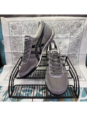 Vintage ASICS Onitsuka Tiger Ultimate 81 Men’s 10.5 Grey/Black running Shoe